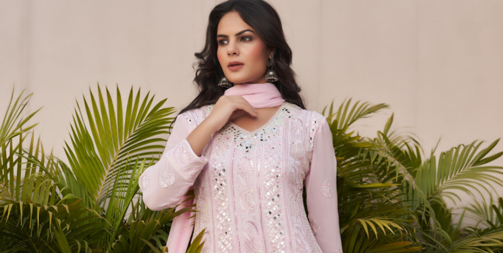 Chikankari Anarkalis
